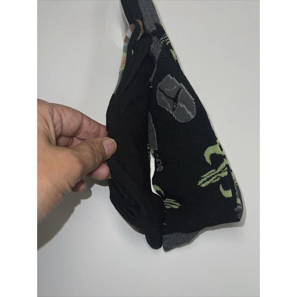 Stars Wars The Mandalorian 2 Pack Socks Shoe Size 6-12 New